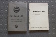 N° 2 Uso e Manutenzione RISTAMPA LEGEND BIKE MOTOM 98 T TS Delfino 160