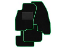 Tappetini compatibili con Fiat Grande Punto bordo verde  2005-2012