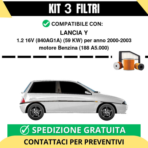 Kit filtri tagliando per - kit,