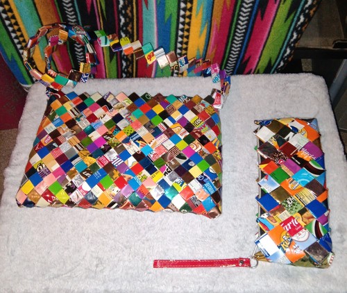 Pochette pochette multicolore