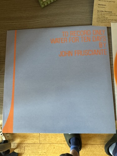 John frusciante orange vinyl - john,