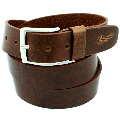 Cintura pelle testa moro - pelle,