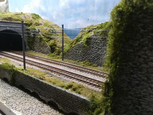 Diorama plastico ferroviario - plastico,