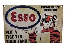 Insegna Targa Vintage Esso Put