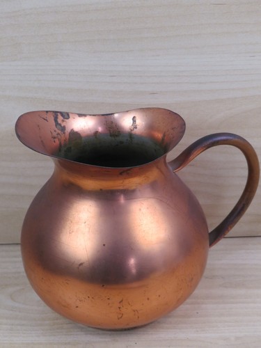 Vecchia brocca caraffa rame - caraffa, in