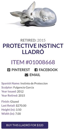 Lladro ritirato protettivo - ritirato,
