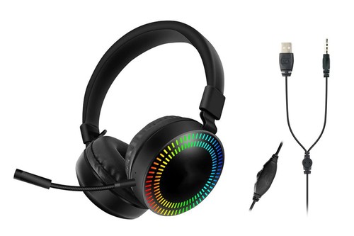 Cuffie microfono luci - luci, rgb