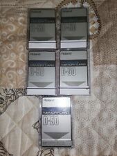ROLAND  5 CARD PN-00 MEMORIA MACCHINA + PN-D50-01 -02-03-04 X ROLAND D50/550