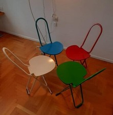 Dafne sedia pieghevole by Thema design by Gastone Rinaldi, set di 4