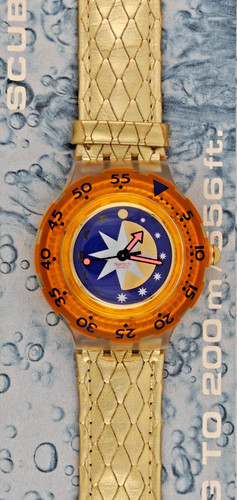 Swatch scuba 200 golden - 200,