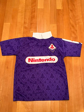 MONDO REPLICA MAGLIA FIORENTINA NR.9 BATISTUTA TG.S NINTENDO VINTAGE ANNI 90