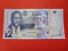 Banconota 2 Dollari del Belize