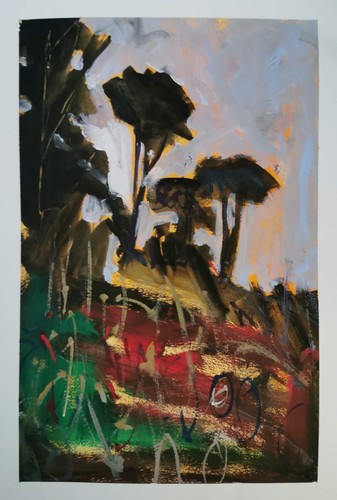 Quadro astratto acrilico