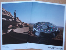 Pubblicità Advertising Werbung Italy 2017 OROLOGIO LOUIS VUITTON TAMBOUR HORIZON