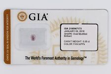 💎 Diamante fantasia B. Rosa viola - 0,58 ct. - Certificato GIA 💎
