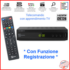 Decoder Registratore digitale terrestre DVB T2 Telesystem TS6822 PRO Pvr 2 tuner