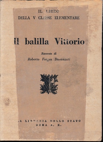 Balilla vittorio x il - il, x.