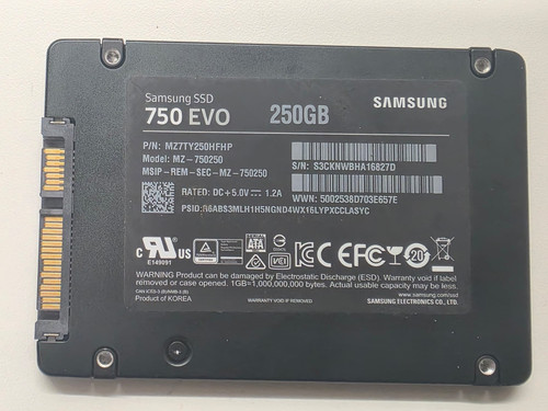 Samsung ssd 750 - 750, evo
