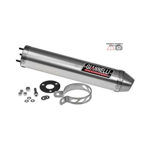Silenziatore alluminio derbi - silenziatore,