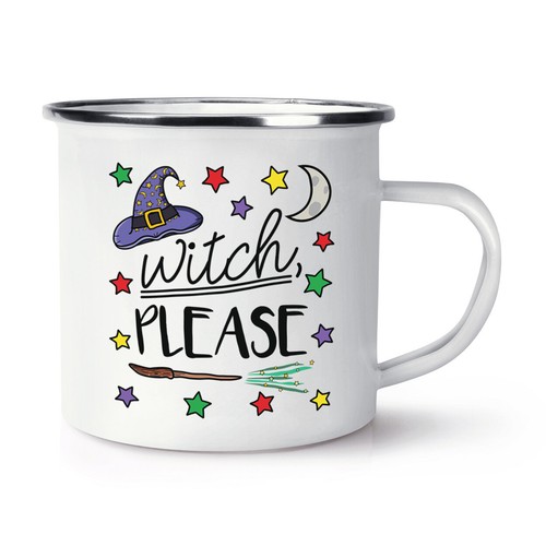 Tazza mug smaltata strega - tazza,