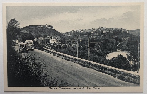 Cartolina orte panorama veduta - orte,