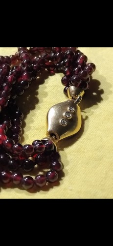 Collana perle granato - collana, di