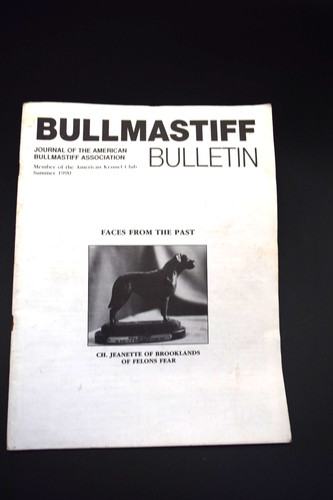 Bullmastiff bulletin journal - bulletin,,