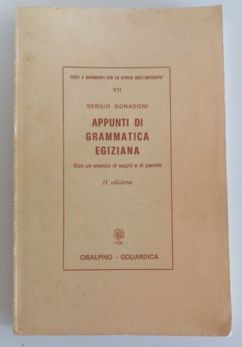 Donadoni appunti di - s.,