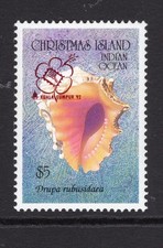Isola di Natale 348 MNH 1992 Kuala Lumpur Esposizione Filatelica
