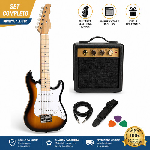 Kit chitarra elettrica bambini - chitarra,
