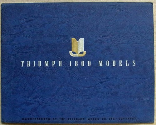 Brochure vendita auto triumph - brochure,