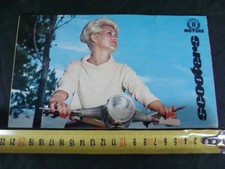 Brochure originale Motobi scooters 125 depliant moto old vintage
