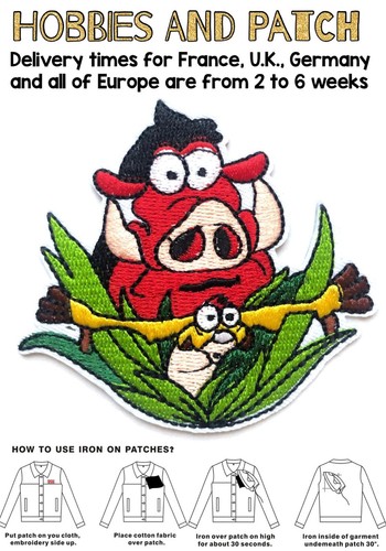 Patch timon pumbaa the lion - e,