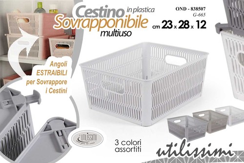 Cesto sovrapponibile