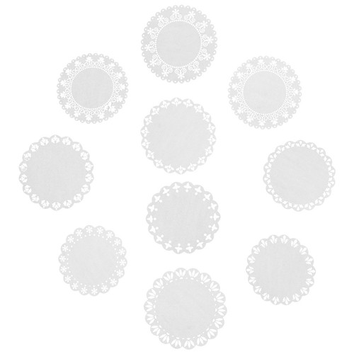 Scrapbook carta pizzo bianca - carta,