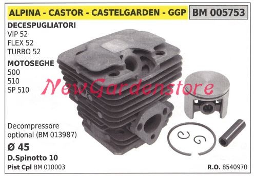 Cilindro pistone segmenti