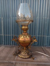 Vecchia Lampada Rame Elettrica 