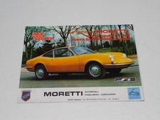 MORETTI FIAT 850 SPECIAL DEPLIANT BROCHURE PROSPEKT CON CATALOGO (M7)