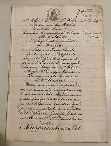 1878 carta bollata filigrana - carta,