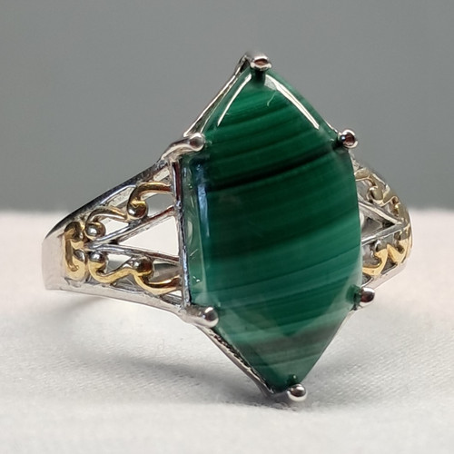 Anello cocktail argento