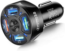 4 Porte Caricatore Auto USB