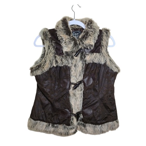 Gilet y2k marrone - gilet,