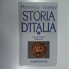 STORIA D'ITALIA vol 8 L'età di Federico Barbarossa - Montanelli Gervaso - Fabbri