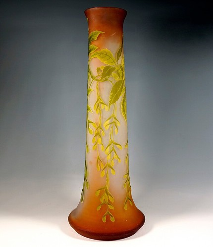 Galle vaso jugendstil vetro - galle,