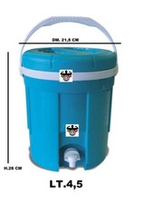 BOTTIGLIA BORRACCIA  4,5 LT DISPENSER ACQUA CONTENITORE TERMICO TIPO GIOSTYLE