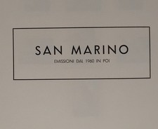 Collezione francobolli album San Marino dal 1960 in poi. Francobolli nuovi.