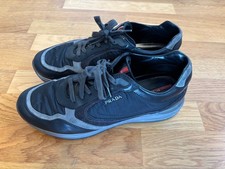 Prada Men's Sneakers EU 44|Black Nylon & Leather|Excellent Condition| Casual