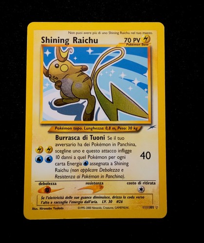 Shining raichu neo destiny - raichu, –