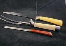 Coltello pomodoro vintage Kaylan, coltello da lavoro Regent Miracle, forchetta da intaglio SS Solingen