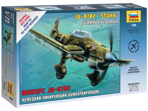 Zvezda junkers 87 b2 - 1:72,